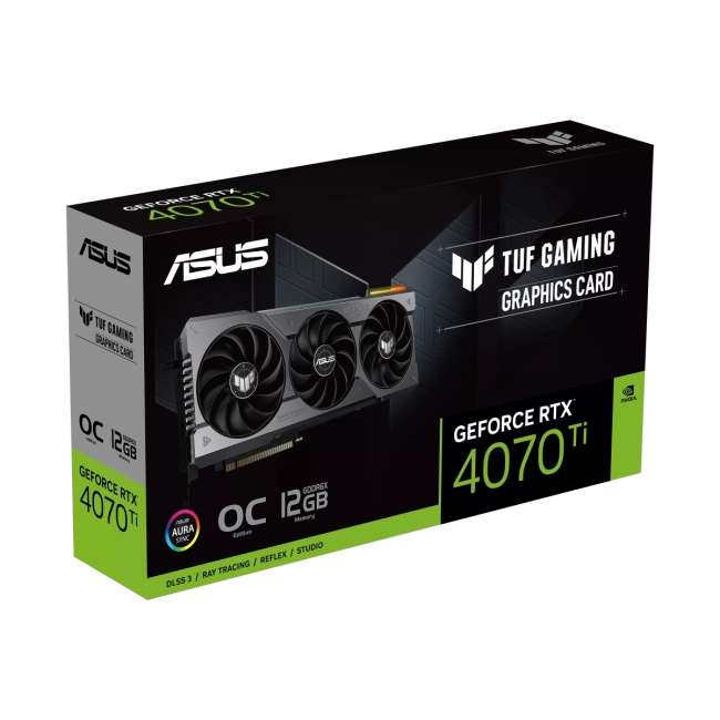 Видеокарта ASUS TUF-RTX4070TIS-O16GGAMING Видеокарта ASUS TUF-RTX4070TIS-O16GGAMING