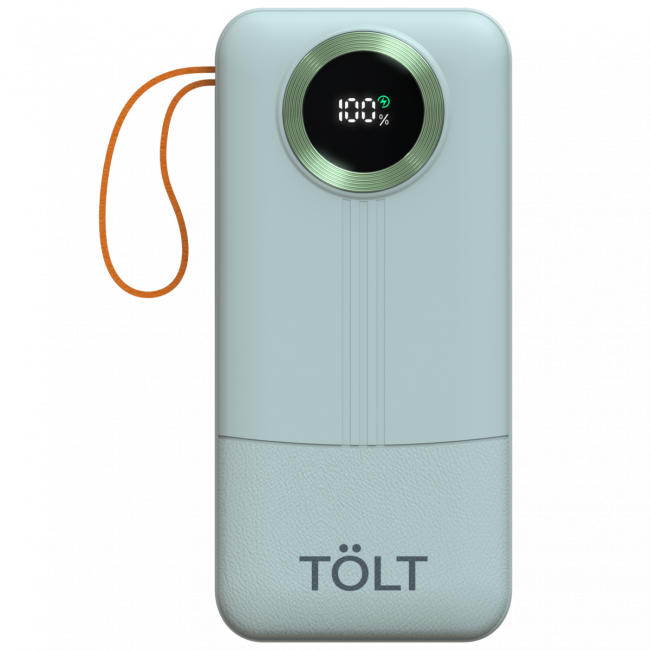 Портативный аккумулятор TOLT Lit KP328 Green, 30000mAh, 22,5W, fast charging and PD, green, CCC TOLT KP328 Green Портативный аккумулятор TOLT Lit KP328 Green, 30000mAh, 22,5W, fast charging and PD, green, CCC TOLT KP328 Green