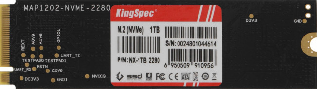 Накопитель SSD SHENZHEN KINGSPEC ELECTRONICS TECHNOLOGY CO LTD NX-1TB Накопитель SSD SHENZHEN KINGSPEC ELECTRONICS TECHNOLOGY CO LTD NX-1TB