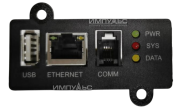 Карта SNMP для ИБП ФОРА/ФОРВАРД, 1-20кВА, 1/1 и 3/1 Импульс CNASNMP1 Карта SNMP для ИБП ФОРА/ФОРВАРД, 1-20кВА, 1/1 и 3/1 Импульс CNASNMP1
