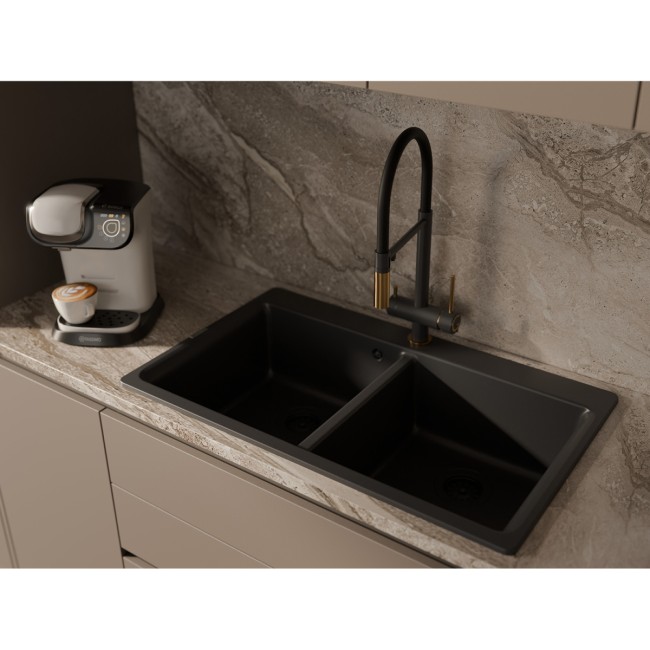 Смеситель RIVELATO Rivelato 1523517 antracite oro