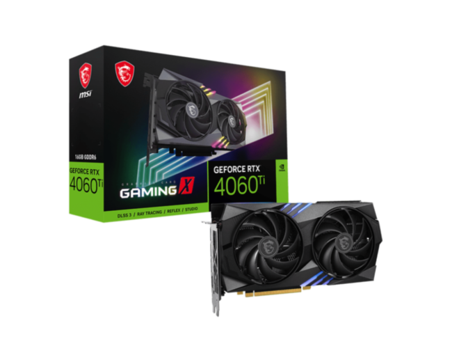 Видеокарта MSI GeForce RTX 4060 Ti