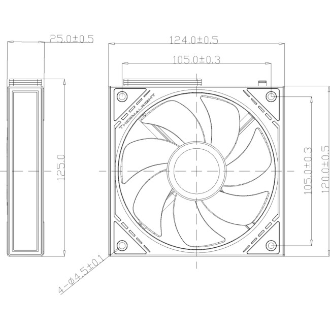Кулер для корпуса Thermalright TL-M12QR
