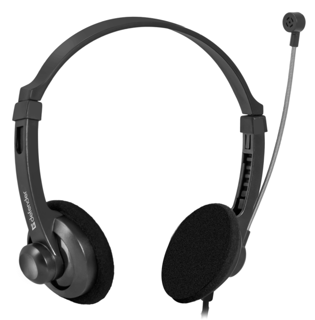 Defender Компьютерная гарнитура Aura 104 черный, кабель 1,8 м Defender Aura 104 Defender Компьютерная гарнитура Aura 104 черный, кабель 1,8 м Defender Aura 104