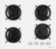 Газовая варочная панель HOMSair HOMSAir HGG641WH