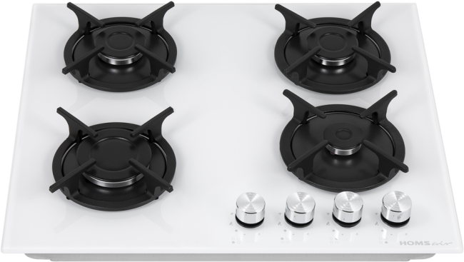 Газовая варочная панель HOMSair HOMSAir HGG641WH Газовая варочная панель HOMSair HOMSAir HGG641WH
