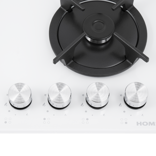 Газовая варочная панель HOMSair HOMSAir HGG641WH Газовая варочная панель HOMSair HOMSAir HGG641WH