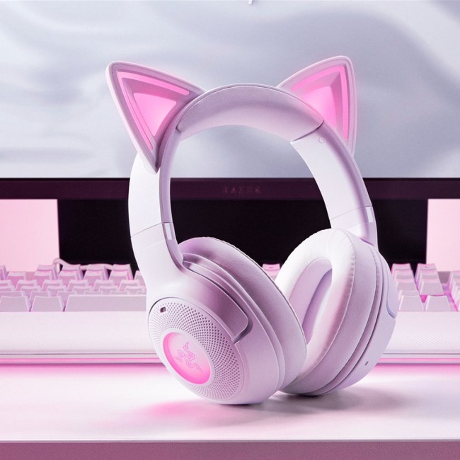 Гарнитура Razer Kraken Kitty V2 BT - White Headset Razer RZ04-04860600-R3M1 Гарнитура Razer Kraken Kitty V2 BT - White Headset Razer RZ04-04860600-R3M1