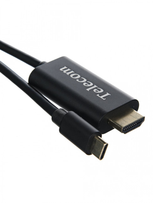 Кабель-адаптер USB3.1 Type-Cm --> HDMI A(m) 4K@30Hz, 1.8m, Telecom <TCC005-1.8M> Telecom USB 3.1 Type-CM --> HDMI A(m) Кабель-адаптер USB3.1 Type-Cm --> HDMI A(m) 4K@30Hz, 1.8m, Telecom <TCC005-1.8M> Telecom USB 3.1 Type-CM --> HDMI A(m)
