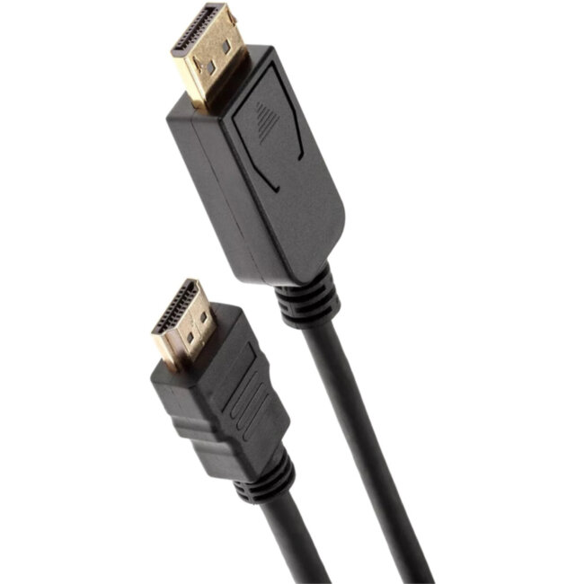 Кабель-переходник DisplayPort M-> HDMI M 4K@60Hz 1.8m iOpen (Aopen/Qust) <ACG609-1.8M> VCOM ACG609-1.8M Кабель-переходник DisplayPort M-> HDMI M 4K@60Hz 1.8m iOpen (Aopen/Qust) <ACG609-1.8M> VCOM ACG609-1.8M
