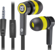Defender Гарнитура для смартфонов Pulse 420 черный + желтый, вставки Defender Pulse 420 Defender Гарнитура для смартфонов Pulse 420 черный + желтый, вставки Defender Pulse 420