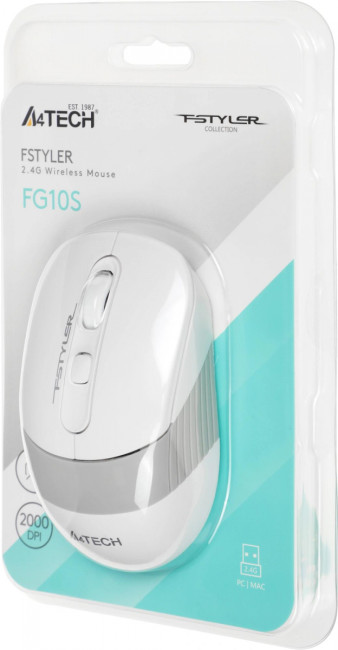 Мышь A4Tech FG10S WHITE Мышь A4Tech FG10S WHITE