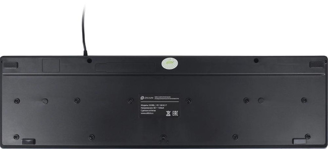 Клавиатура Oklick 550ML черный USB slim Multimedia LED (1061617) Oklick 1061617 Клавиатура Oklick 550ML черный USB slim Multimedia LED (1061617) Oklick 1061617