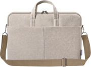 Defender Сумка для ноутбука Solid 15.6" PU кожа, бежевый, карман Defender 26126