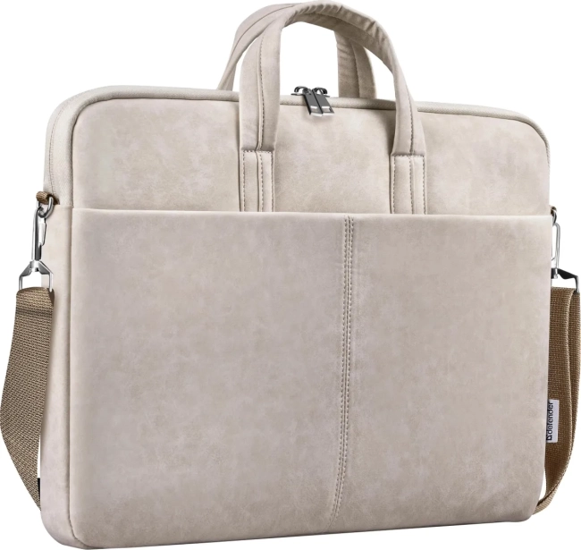 Defender Сумка для ноутбука Solid 15.6" PU кожа, бежевый, карман Defender 26126 Defender Сумка для ноутбука Solid 15.6" PU кожа, бежевый, карман Defender 26126
