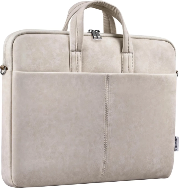 Defender Сумка для ноутбука Solid 15.6" PU кожа, бежевый, карман Defender 26126 Defender Сумка для ноутбука Solid 15.6" PU кожа, бежевый, карман Defender 26126