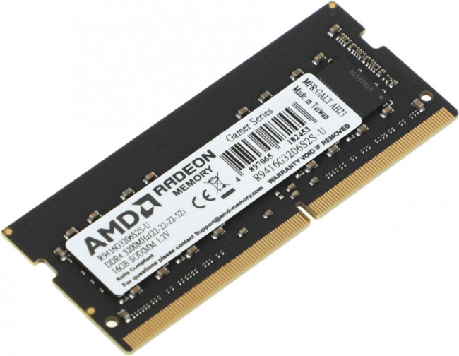 Память DDR4 16Gb 3200MHz AMD R9416G3206S2S-U Память DDR4 16Gb 3200MHz AMD R9416G3206S2S-U