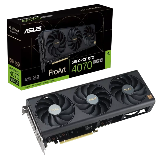 Видеокарта ASUS PROART-RTX4070S-O12G Видеокарта ASUS PROART-RTX4070S-O12G