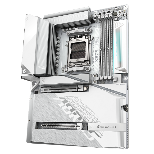 Материнская плата GIGABYTE X870 A STEALTH ICE