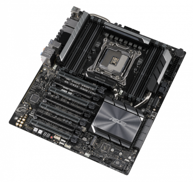 Материнская плата ASUS WS C422 SAGE/10G Материнская плата ASUS WS C422 SAGE/10G