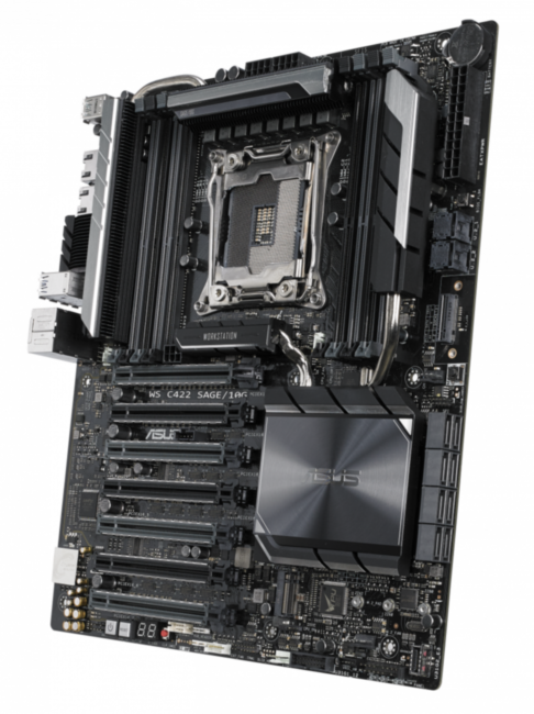 Материнская плата ASUS WS C422 SAGE/10G Материнская плата ASUS WS C422 SAGE/10G