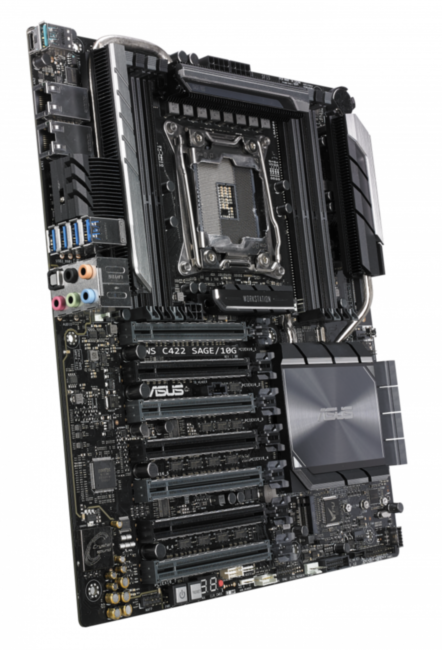 Материнская плата ASUS WS C422 SAGE/10G Материнская плата ASUS WS C422 SAGE/10G