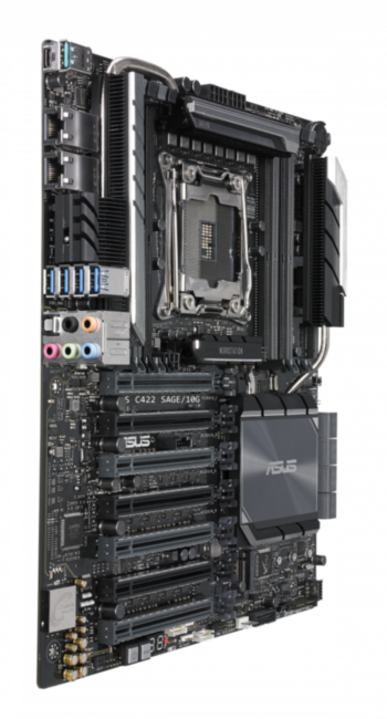 Материнская плата ASUS WS C422 SAGE/10G Материнская плата ASUS WS C422 SAGE/10G