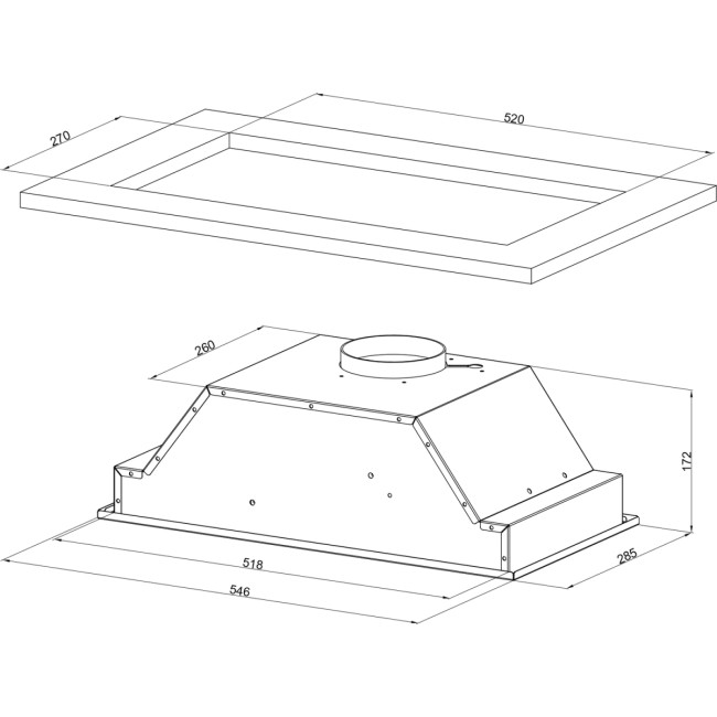 Вытяжка встраиваемая Kuppersberg Kuppersberg INTOUCH 60 W