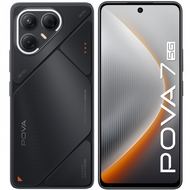Смартфон Tecno POVA 7 5G (LJ7 256+8 GEEK BLACK) Смартфон Tecno POVA 7 5G (LJ7 256+8 GEEK BLACK)