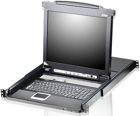 16-портовый KVMP-переключатель с ЖК-дисплеем Slideaway/ATEN ATEN CL5716MR 16-портовый KVMP-переключатель с ЖК-дисплеем Slideaway/ATEN ATEN CL5716MR