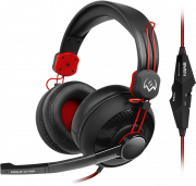 Игровые наушники с микрофоном SVEN AP-G777MV, черный-красный Sven AP-G777MV Игровые наушники с микрофоном SVEN AP-G777MV, черный-красный Sven AP-G777MV