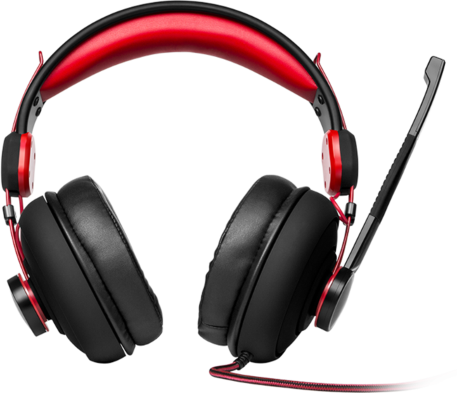 Игровые наушники с микрофоном SVEN AP-G777MV, черный-красный Sven AP-G777MV