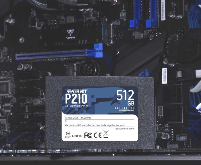 Накопитель SSD Patriot P210S512G25