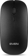 Беспроводная мышь SVEN RX-565SW тёмно-серая (2.4GHz, бесшумн. кл., АКБ, 3+1кл. 800-1600DPI, блист.) Sven SV-020903