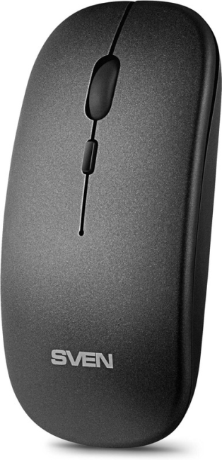Беспроводная мышь SVEN RX-565SW тёмно-серая (2.4GHz, бесшумн. кл., АКБ, 3+1кл. 800-1600DPI, блист.) Sven SV-020903