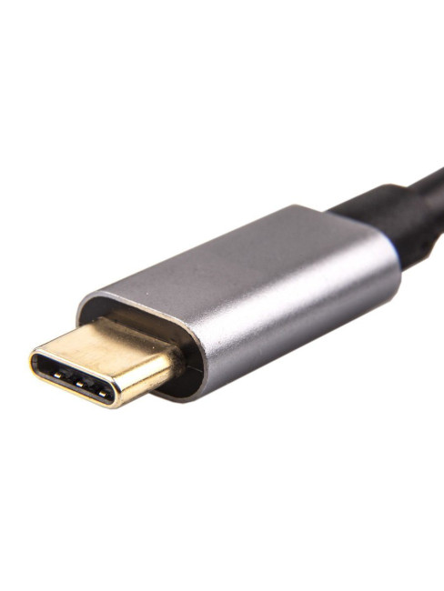 Aдаптер USB 3.1 Type-Cm --> VGA(f) 1080@60Hz, Aluminum Shell, VCOM <CU421T> VCOM USB 3.2 Type-C (m) - VGA (f)