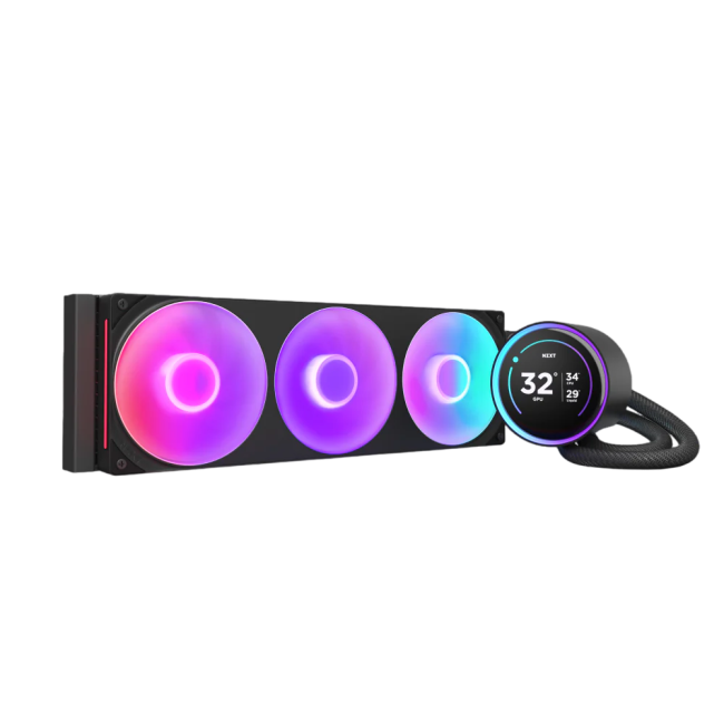 Система жидкостного охлаждения для ПК NZXT Kraken Elite 420 RGB RL-KR42E-B2