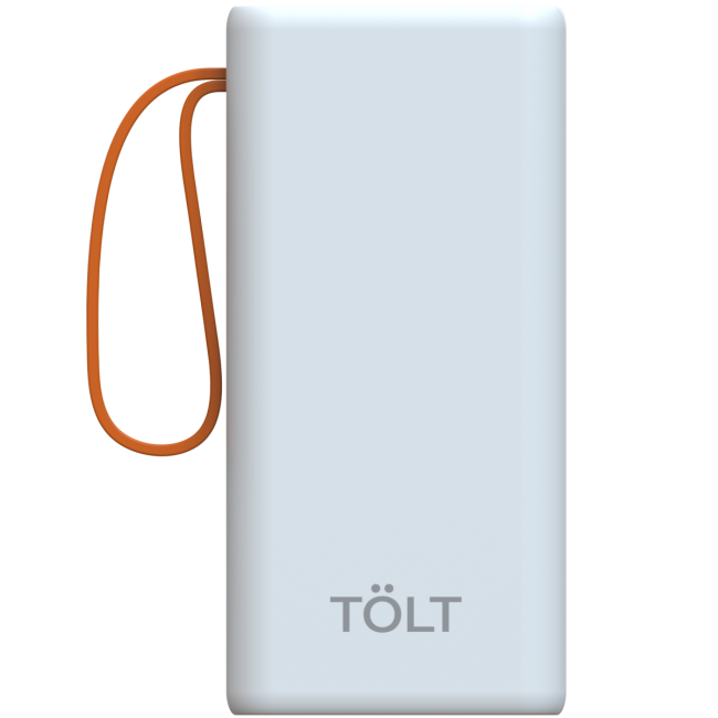 Портативный аккумулятор TOLT Lit KP303 White, 30000mAh, 22,5W, fast charging and PD, white, CCC TOLT KP303 White Портативный аккумулятор TOLT Lit KP303 White, 30000mAh, 22,5W, fast charging and PD, white, CCC TOLT KP303 White