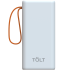 Портативный аккумулятор TOLT Lit KP303 White, 30000mAh, 22,5W, fast charging and PD, white, CCC TOLT KP303 White Портативный аккумулятор TOLT Lit KP303 White, 30000mAh, 22,5W, fast charging and PD, white, CCC TOLT KP303 White