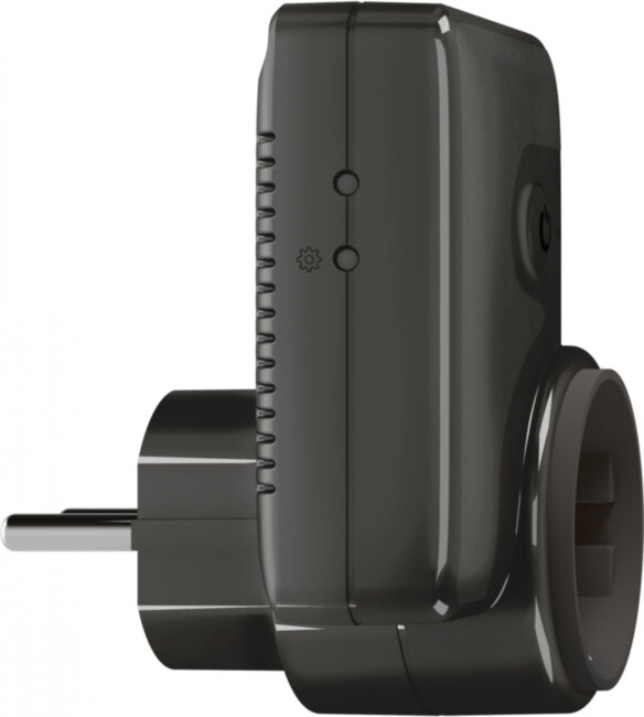 Моб.розетка 2К+З 16А 230В ГРФ Умная розетка Legrand ЭУИ with NETATMO, Цвет Графит. С заземлением, 16А, 230В, Управление со смартфона.