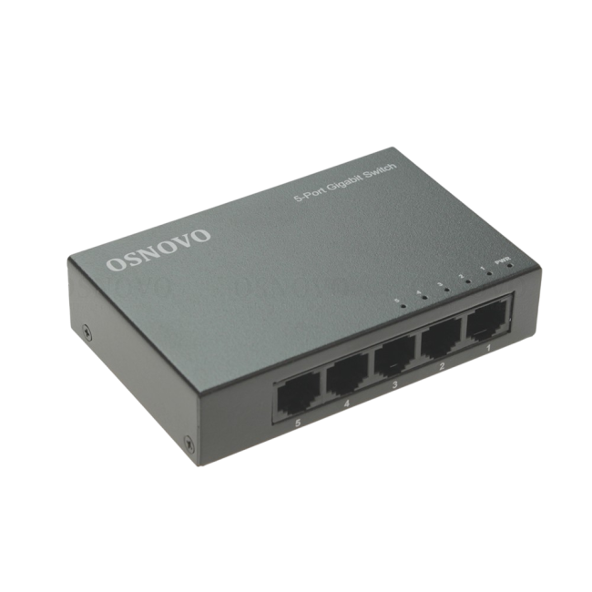 Коммутатор неуправляемый OSNOVO SW-5G Коммутатор неуправляемый OSNOVO SW-5G