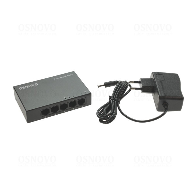 Коммутатор неуправляемый OSNOVO SW-5G Коммутатор неуправляемый OSNOVO SW-5G