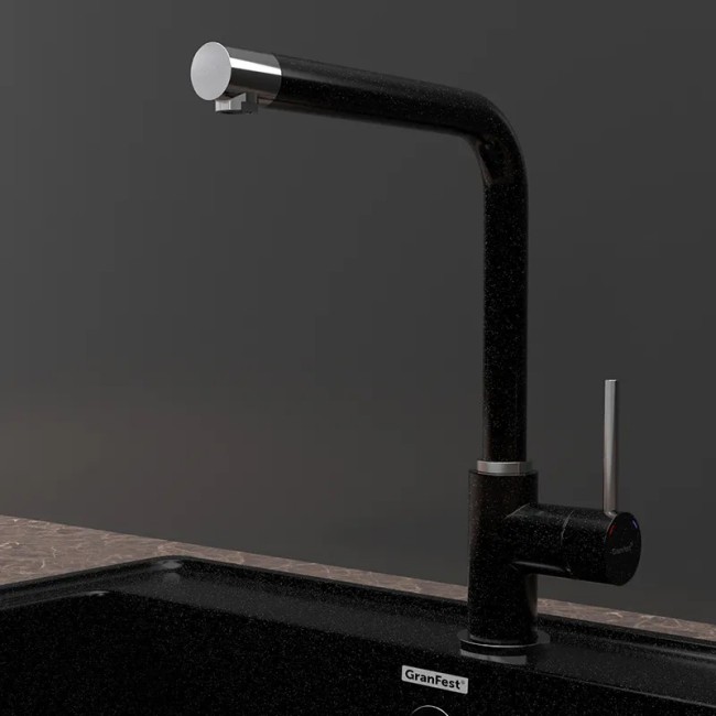 Смеситель GRANFEST GranFest 3651 black Смеситель GRANFEST GranFest 3651 black