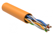 ITK Витая пара U/UTP 5E 4х2х24AWG LSZH оранжевый (305м) РФ/Т ITK LC1-C5E04-127-T-R