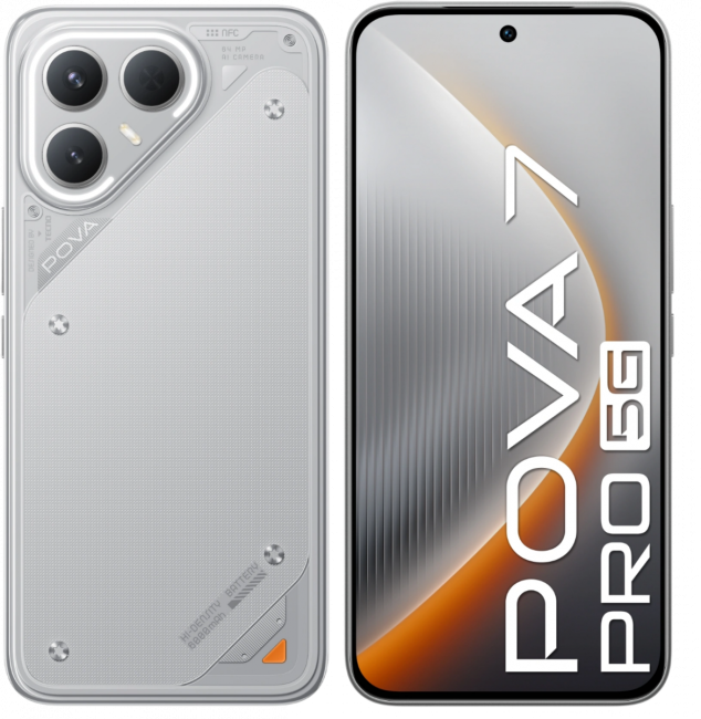 Смартфон Tecno POVA 7 Pro 5G (LJ8 256+12 DYNAMIC GREY) Смартфон Tecno POVA 7 Pro 5G (LJ8 256+12 DYNAMIC GREY)