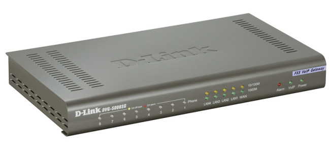 Шлюз VoIP D-Link DVG-5008SG/A1A Шлюз VoIP D-Link DVG-5008SG/A1A