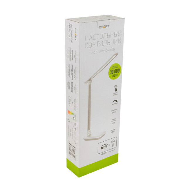 Светильник настольный светодиодный СТАРТ CT111 белый Светильник настольный светодиодный СТАРТ CT111 белый Светильник настольный светодиодный СТАРТ CT111 белый Светильник настольный светодиодный СТАРТ CT111 белый