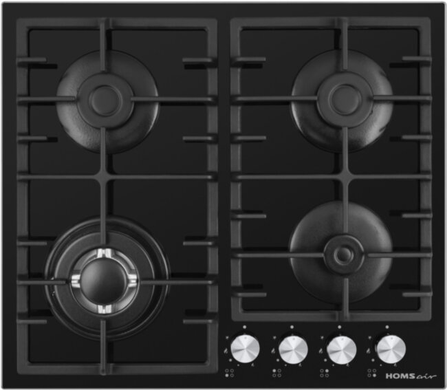 Газовая варочная панель HOMSair HOMSAir HGG646BK Газовая варочная панель HOMSair HOMSAir HGG646BK