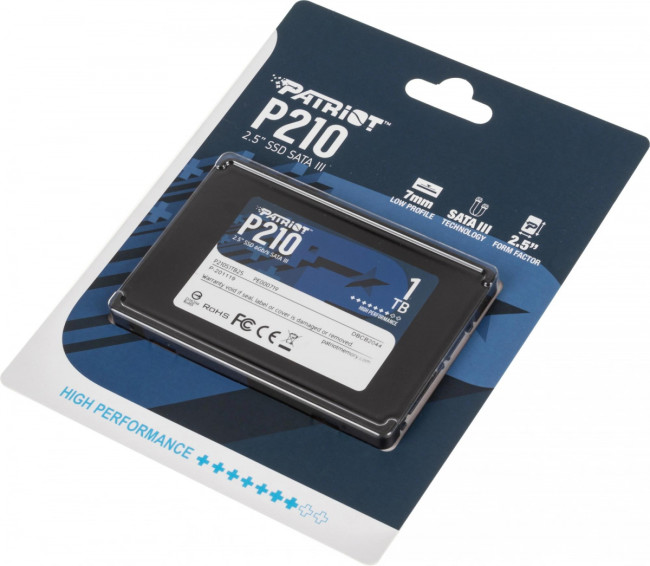 Накопитель SSD Patriot P210S1TB25