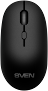 Беспроводная мышь SVEN RX-222W чёрная (BT, 2.4GHz, АКБ, 3+1кл. 1200-1800DPI, кор.) Sven SV-021771